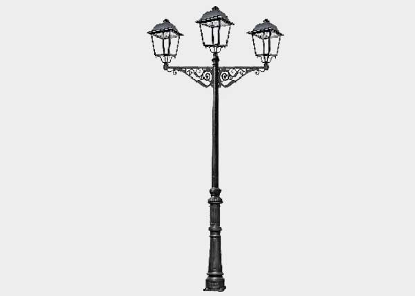 Public lighting with LED luminaires for outdoor lighting , Poles  , ACN Naranjo Pole , 
