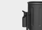 Street furniture with benches, litter bins, bollards, planters and equipment , Complements , UVM5N Litz Ashtray , 