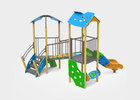 Parques infantiles con columpios, toboganes y juegos infantiles , Línea Alu , PAC02 Beta , 