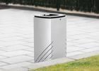 Mobiliario Urbano con bancos, papeleras, bolardos, jardineras y equipamiento , Papeleras , UP22 Papelera Mielek.s , Papelera urbana de estilo arquitectónico, totalmente anti vandálica.