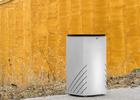 Street furniture with benches, litter bins, bollards, planters and equipment , Litter bins , UP22 Mielek.s Litter bin , 
