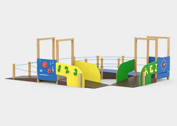 Parques infantiles ,Juegos Inclusivos ,PVC1 SPA