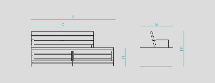 Mobiliari Urbà amb bancs, papereres, pilones, jardineres i equipament , Bancs , UB30 Banc Arq ,